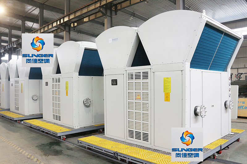 熱回收型風(fēng)冷模塊機組獲取免費熱水